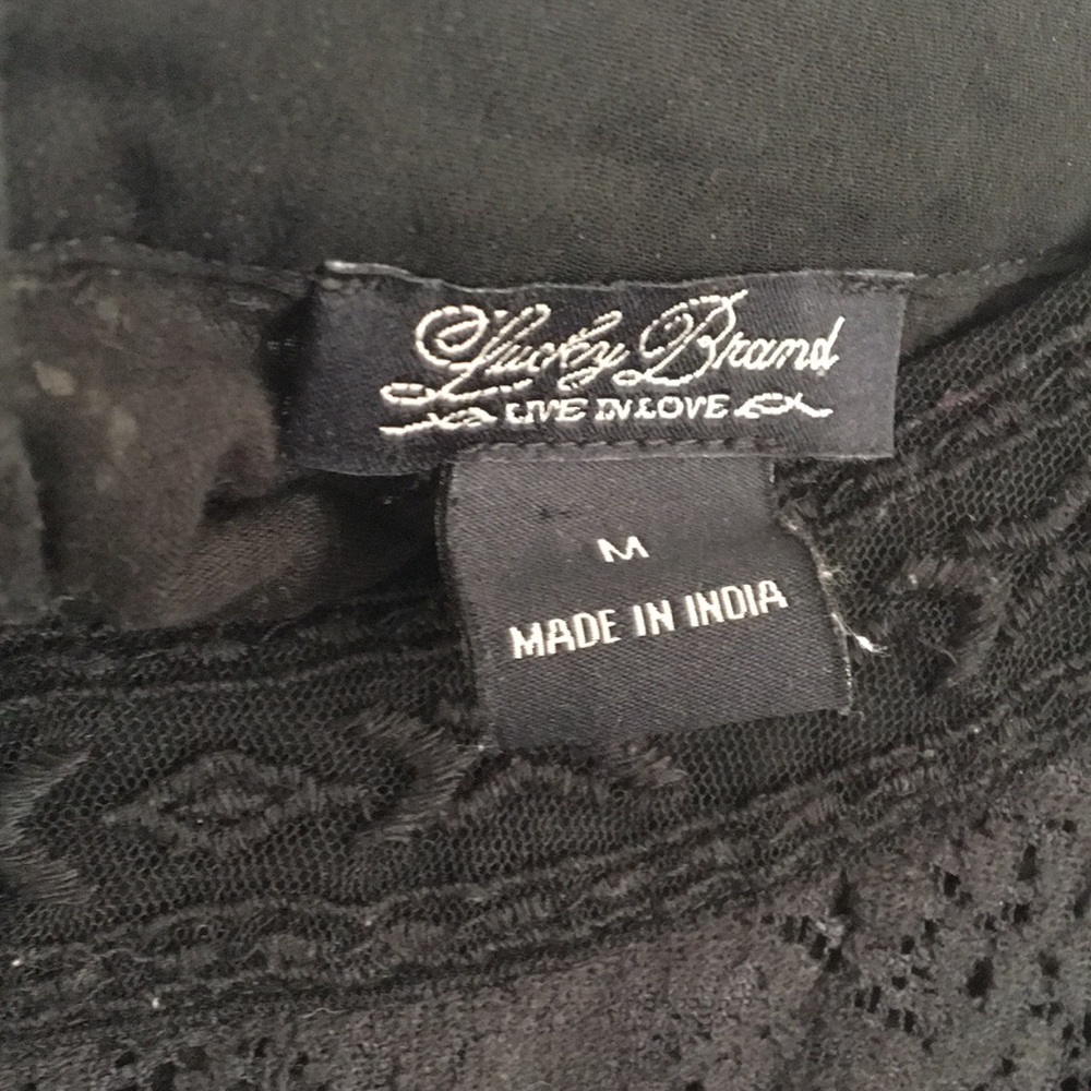 🍀 Lucky Brand🍀  Lace Blouse🍀 - Picture 7 of 7